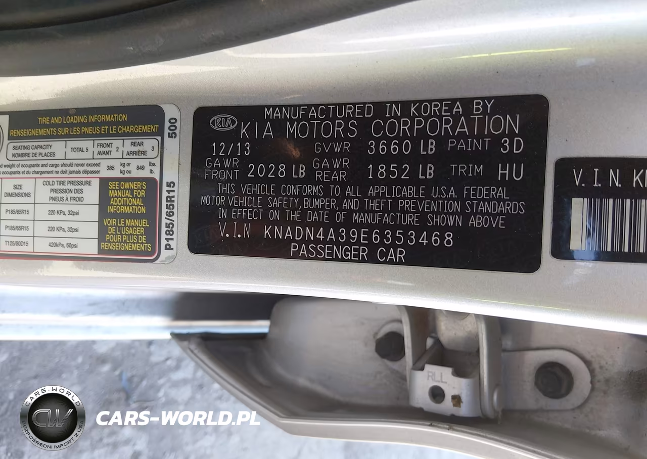 2014 Kia Rio Ex VIN:KNADN4A39E6353468 - 9