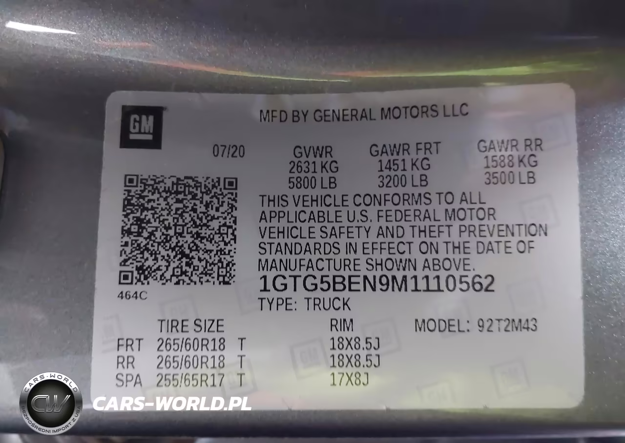 2021 GMC Canyon 2Wd Short Box Elevation Standard VIN:1GTG5BEN9M1110562 - 9