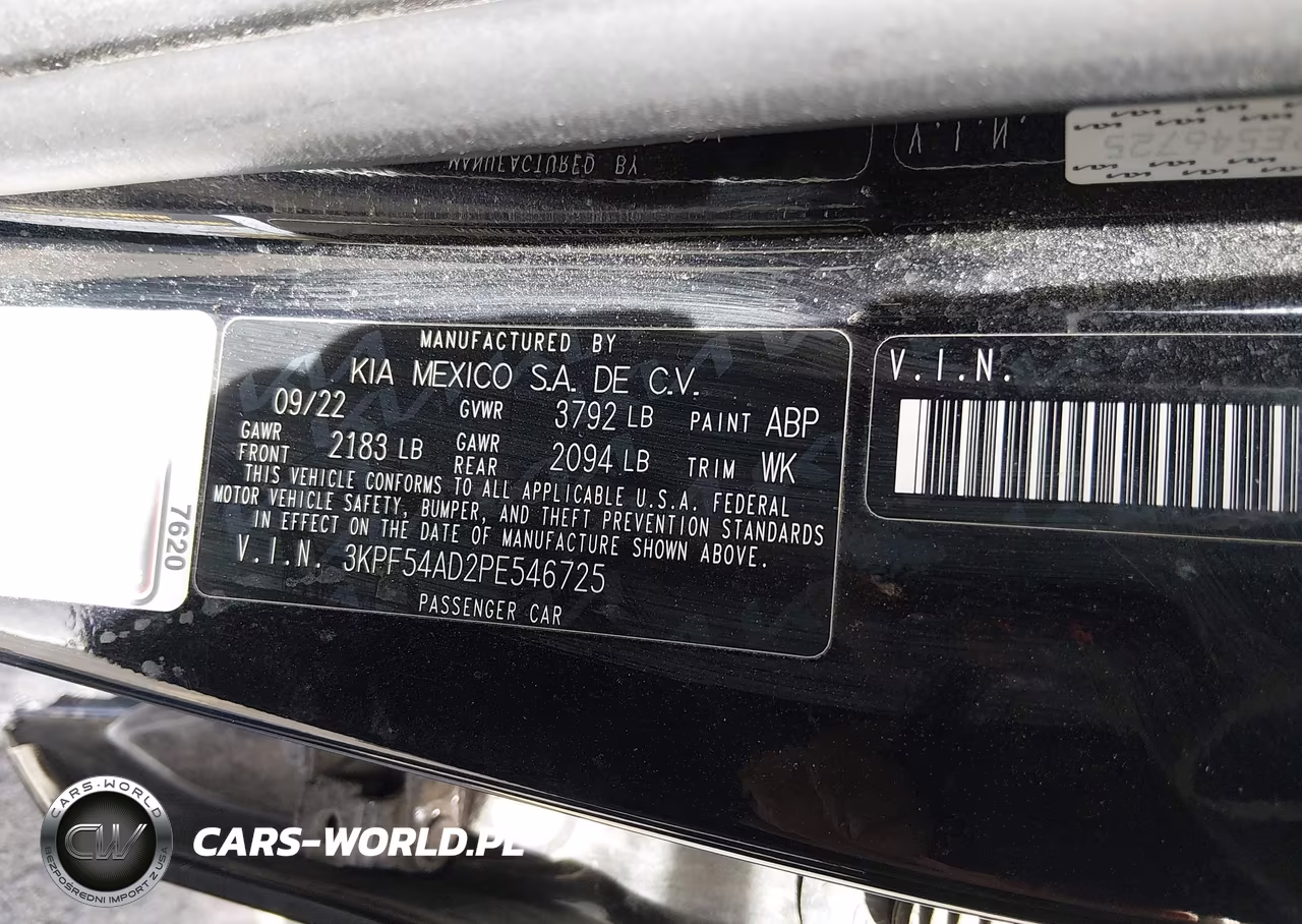 2023 Kia Forte Gt-Line VIN:3KPF54AD2PE546725 - 9