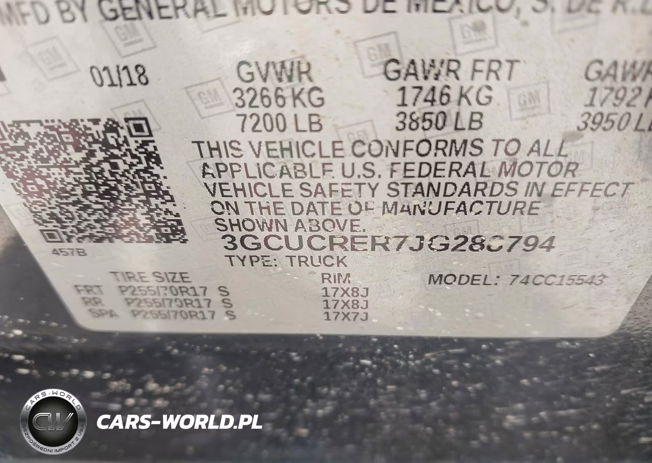 2018 Chevrolet Silverado 1500 1Lt VIN:3GCUCRER7JG288794 - 9