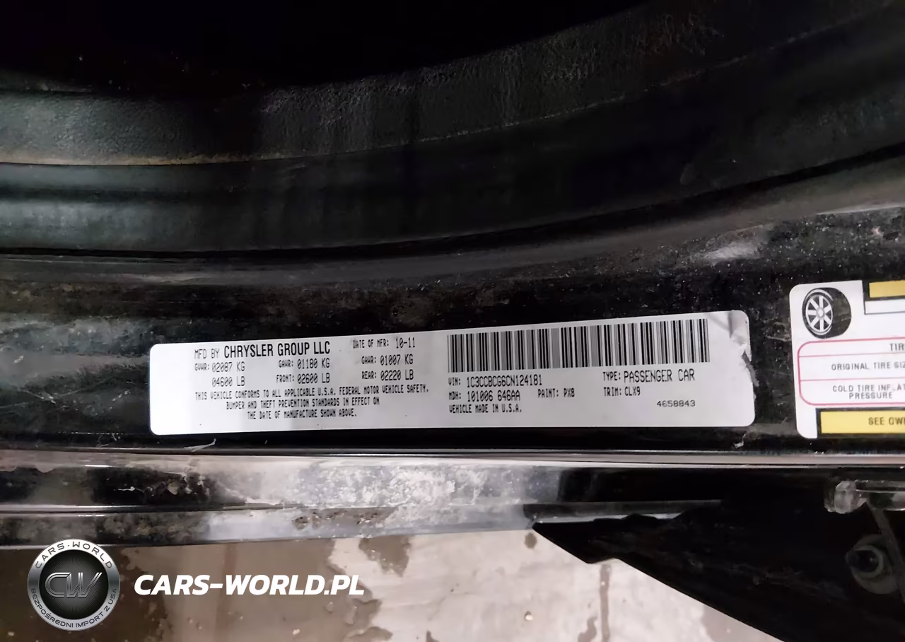 2012 Chrysler 200 Limited VIN:1C3CCBCG6CN124181 - 9