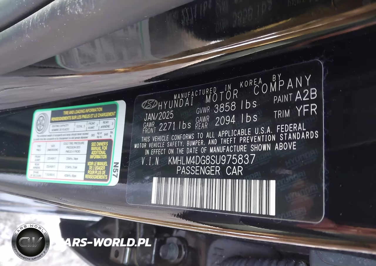 2025 Hyundai Elantra Sel Sport VIN:KMHLM4DG8SU975837 - 9