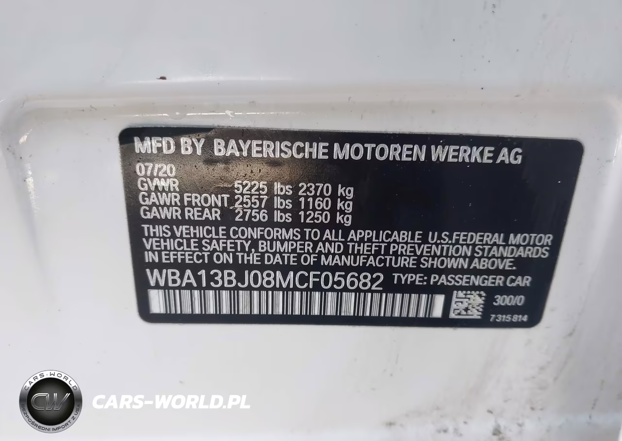 2021 BMW 530I xDrive VIN:WBA13BJ08MCF05682 - 9