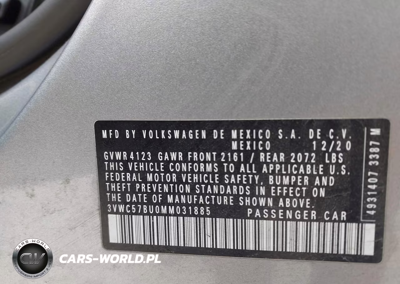 2021 Volkswagen Jetta 1.4T R-Line-1.4T S-1.4T Se VIN:3VWC57BU0MM031885 - 9