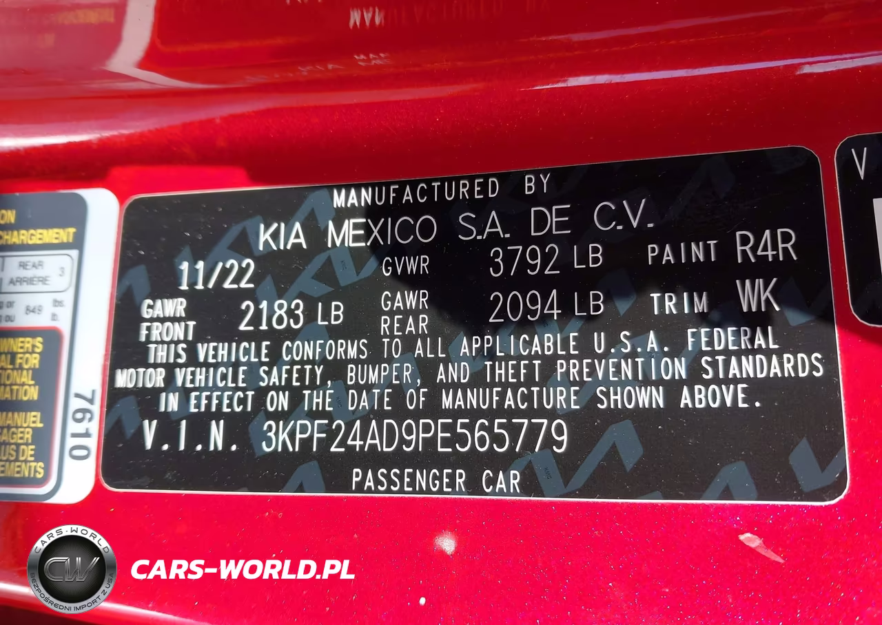 2023 Kia Forte Lxs VIN:3KPF24AD9PE565779 - 9