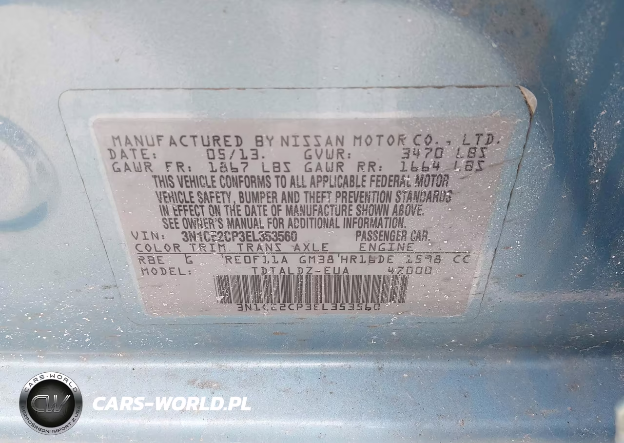 2014 Nissan Versa Note Sv VIN:3N1CE2CP3EL353560 - 9