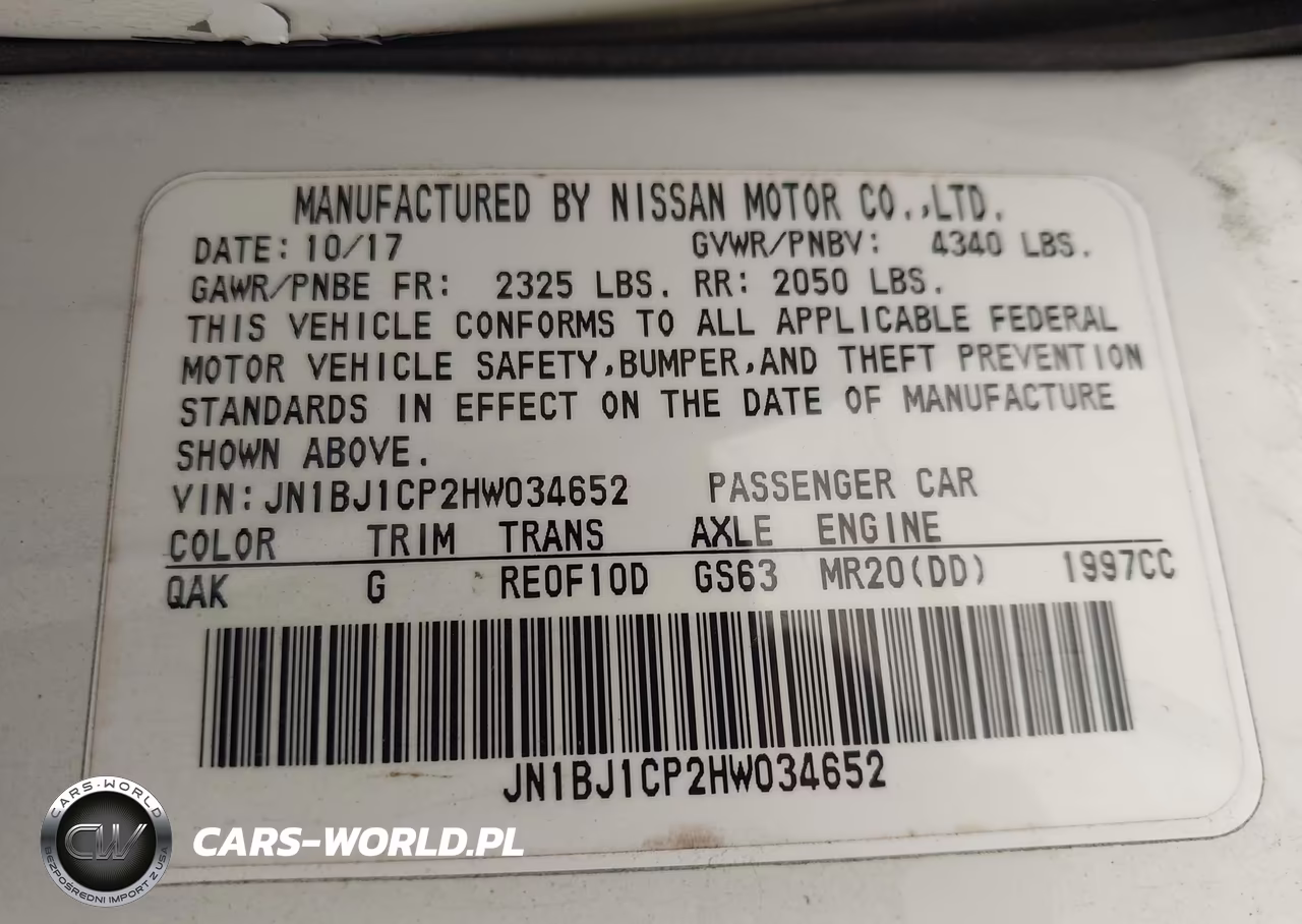 2017 Nissan Rogue Sport S VIN:JN1BJ1CP2HW034652 - 9