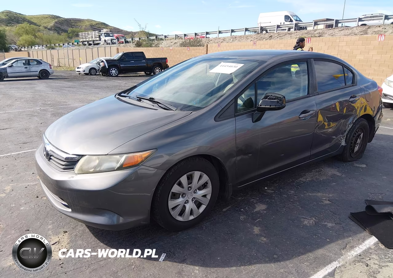2012 Honda Civic Lx VIN:19XFB2F55CE370133 - 2