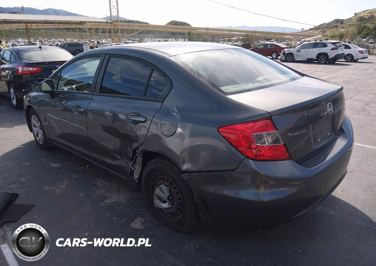 2012 Honda Civic Lx VIN:19XFB2F55CE370133 - 3