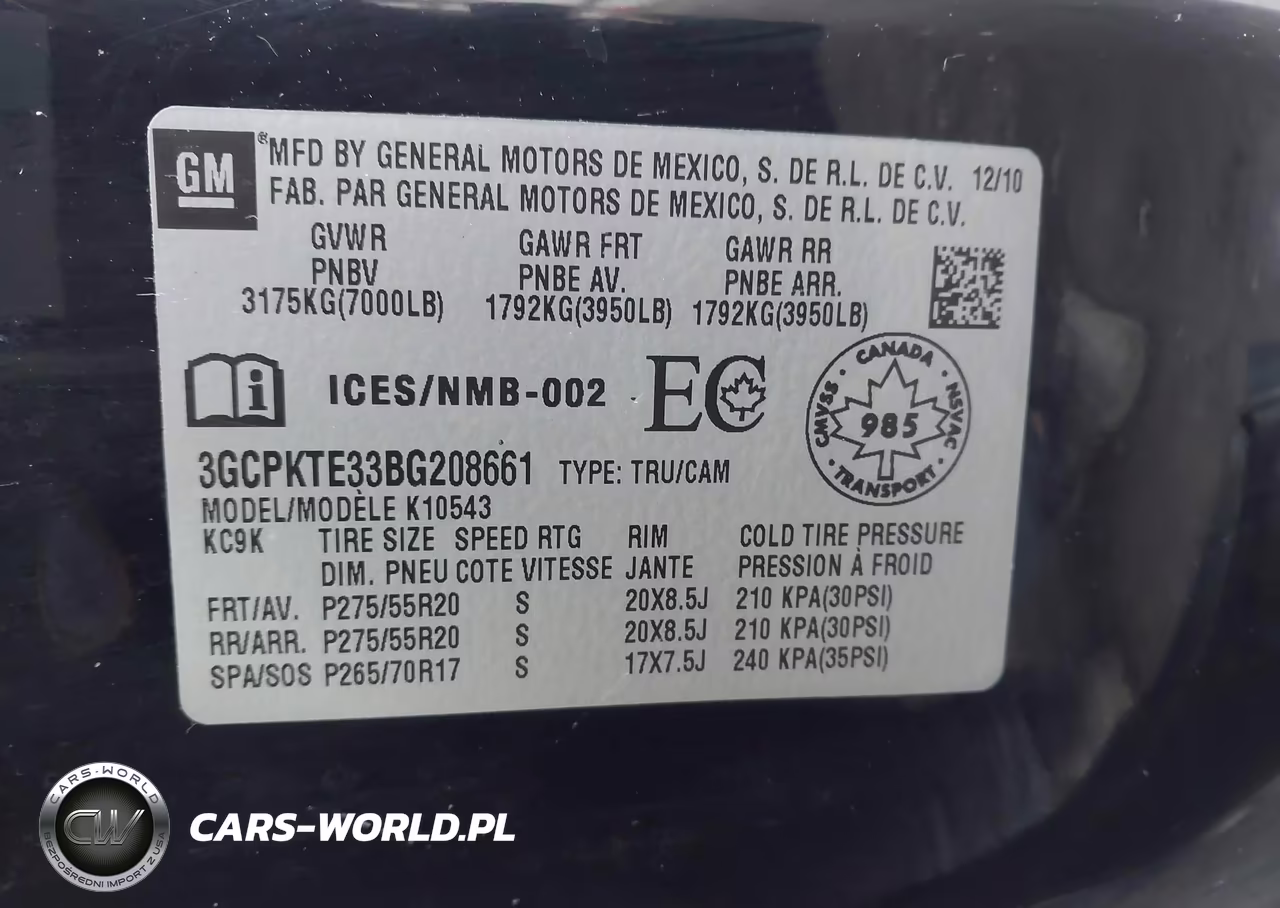 2011 Chevrolet Silverado 1500 Ltz VIN:3GCPKTE33BG208661 - 9