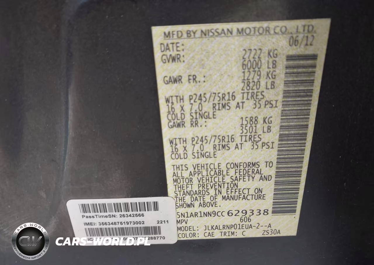 2012 Nissan Pathfinder S VIN:5N1AR1NN9CC629338 - 9