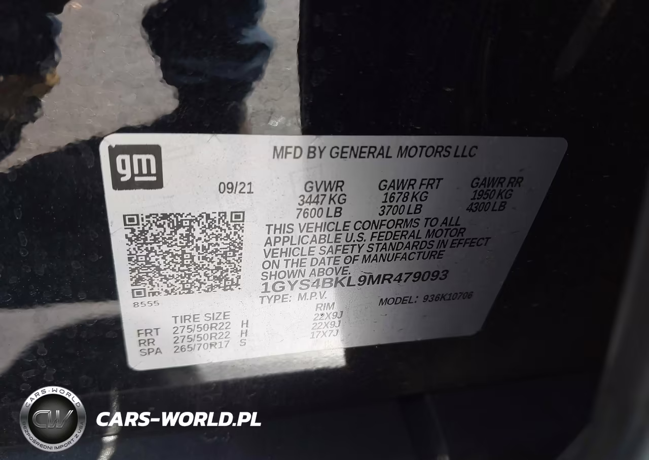 2021 Cadillac Escalade 4Wd Premium Luxury VIN:1GYS4BKL9MR479093 - 9