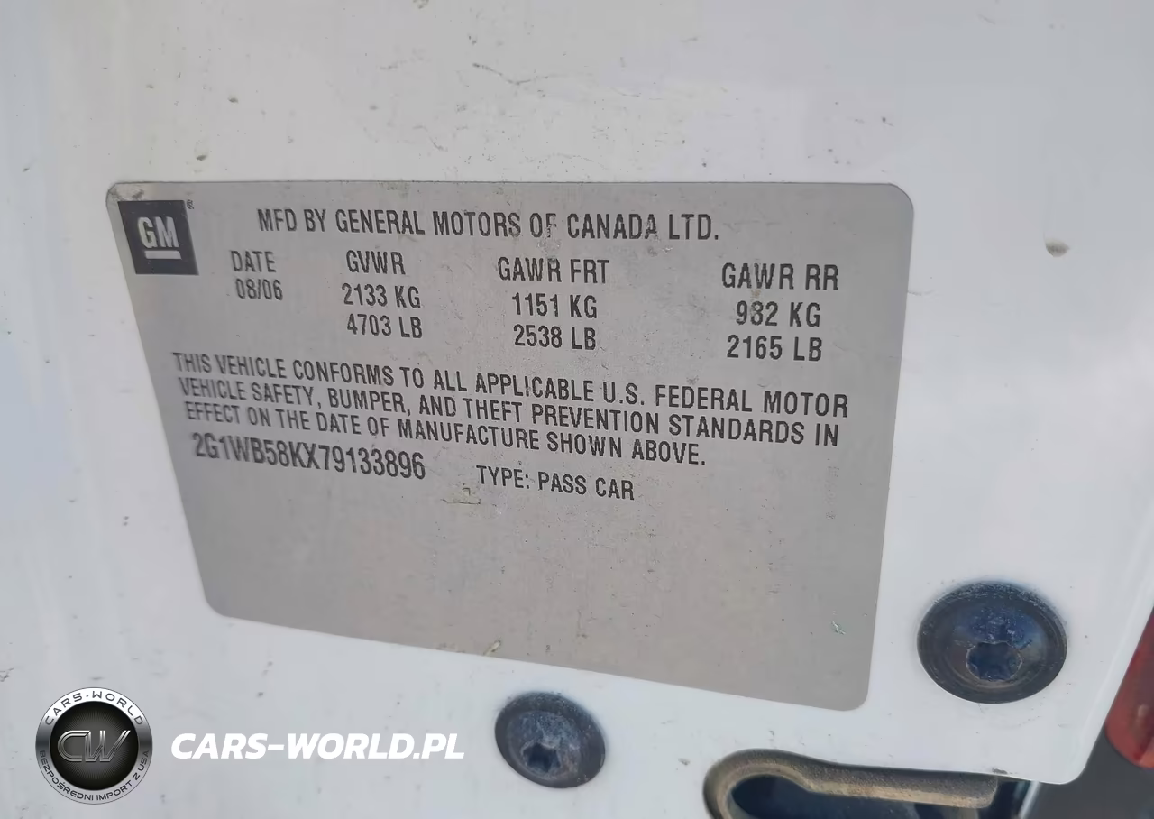 2007 Chevrolet Impala Ls VIN:2G1WB58KX79133896 - 9