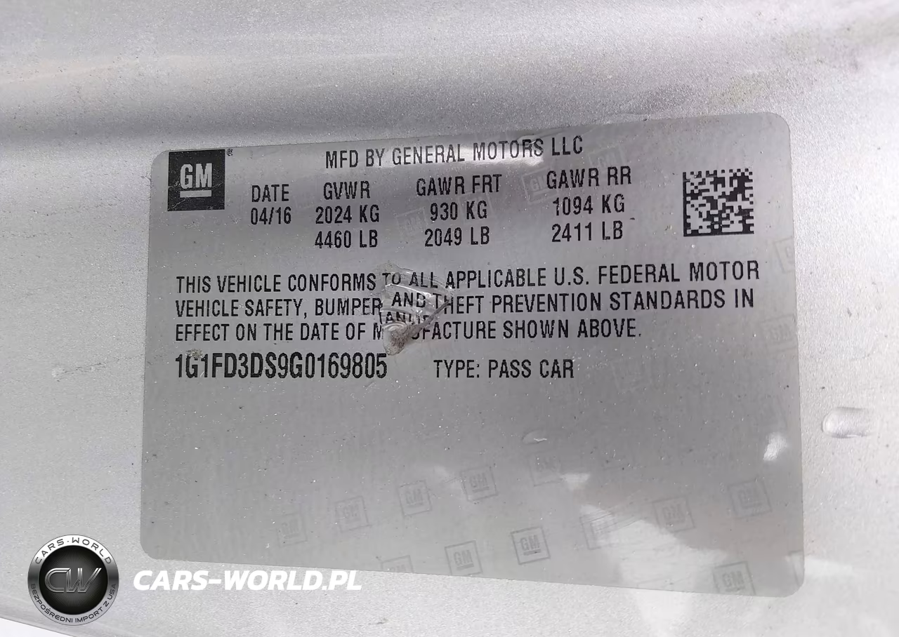 2016 Chevrolet Camaro 2Lt VIN:1G1FD3DS9G0169805 - 9