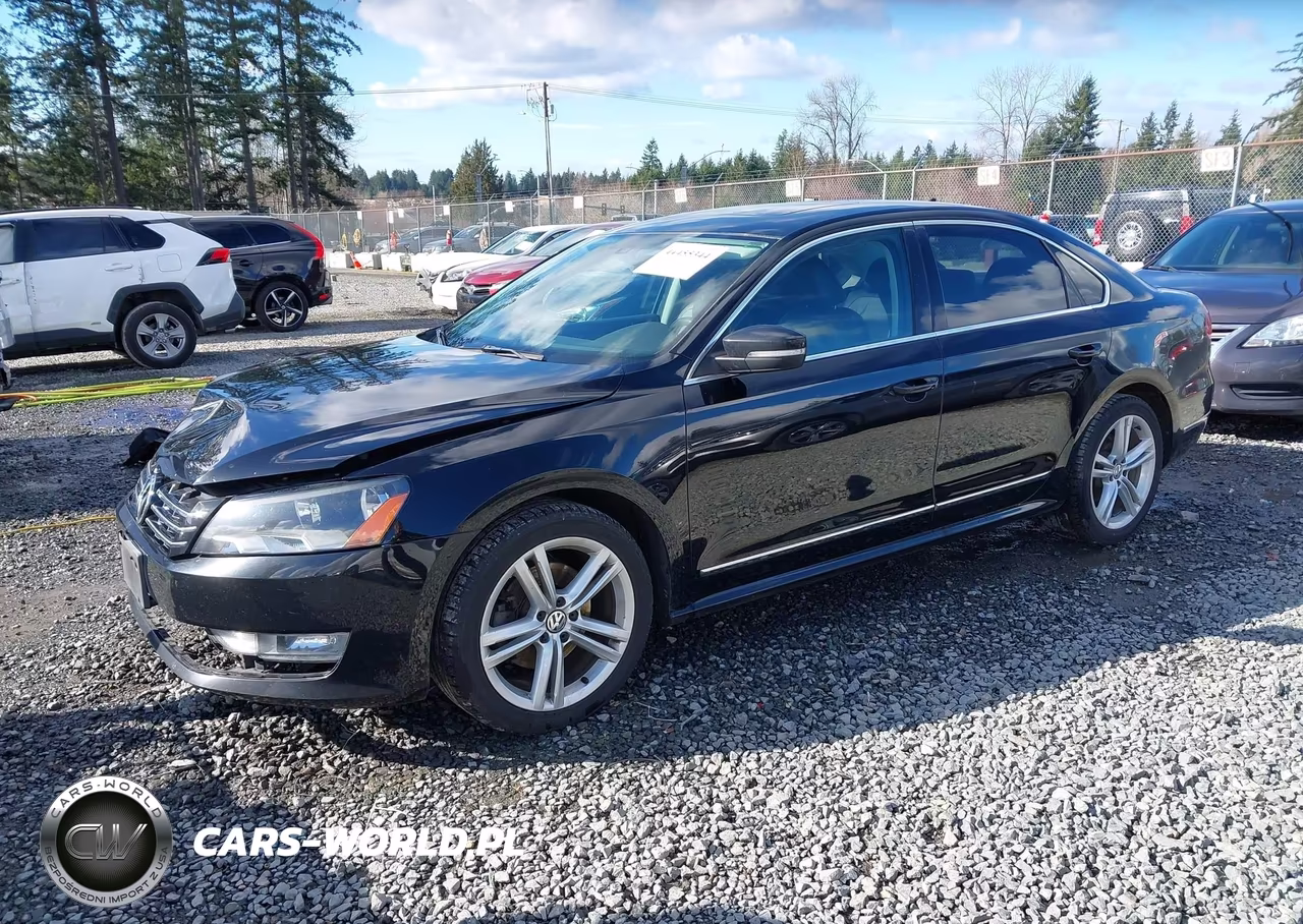 2013 Volkswagen Passat 2.0L Tdi Sel Premium VIN:1VWCN7A36DC122296 - 2