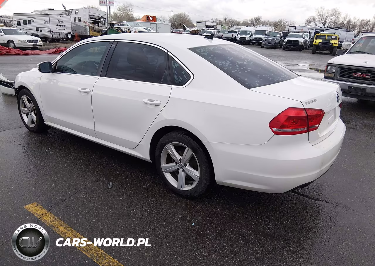 2014 Volkswagen Passat 2.5L Se VIN:1VWBP7A37EC012297 - 3