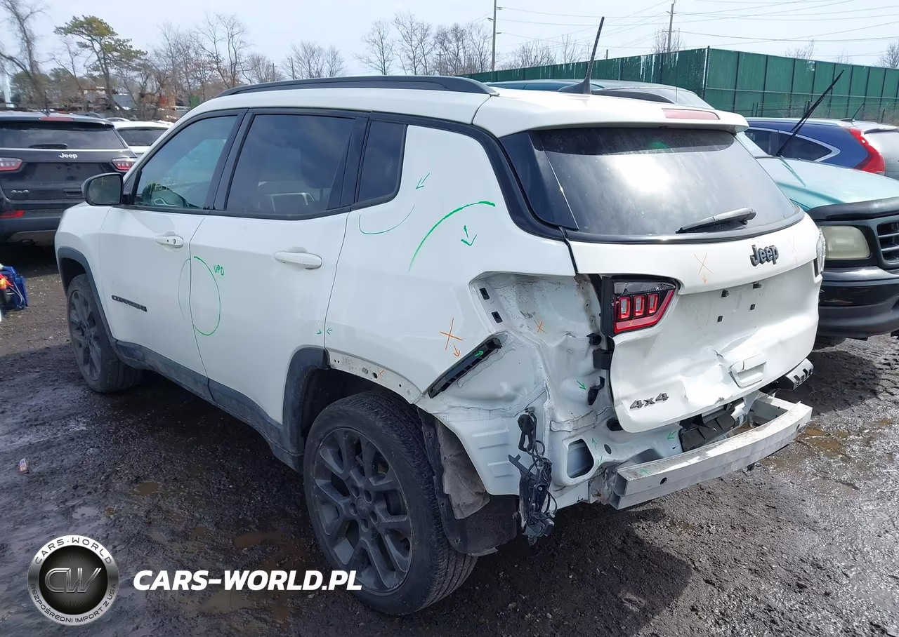 2021 Jeep Compass 80Th Anniversary 4X4 VIN:3C4NJDEB2MT524439 - 3