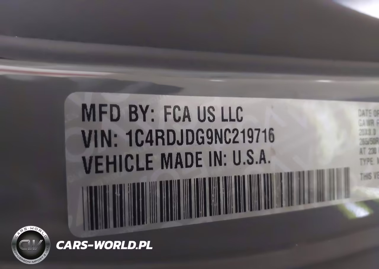 2022 Dodge Durango Gt Awd VIN:1C4RDJDG9NC219716 - 9