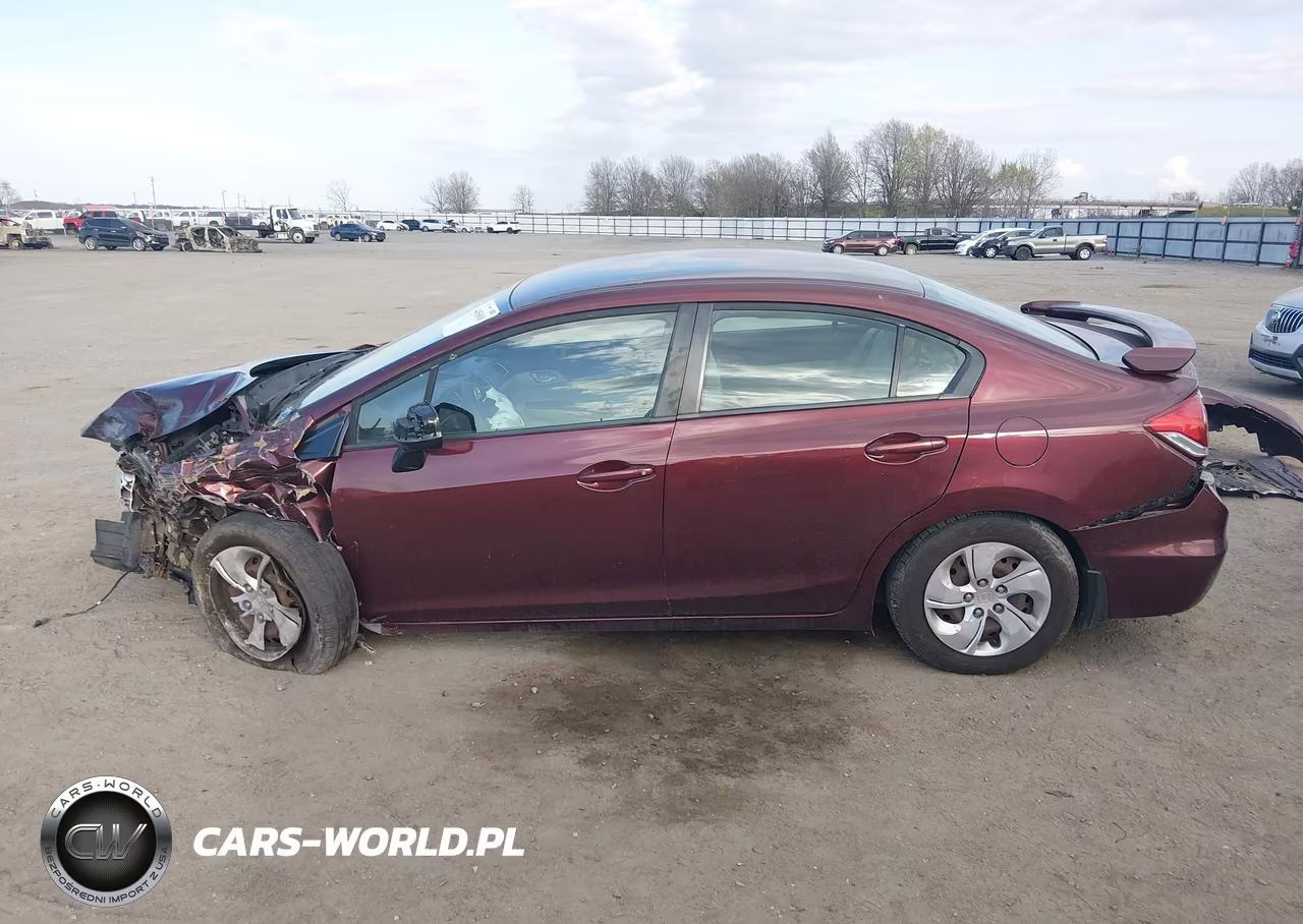 2013 Honda Civic Lx VIN:19XFB2F57DE029267 - 14