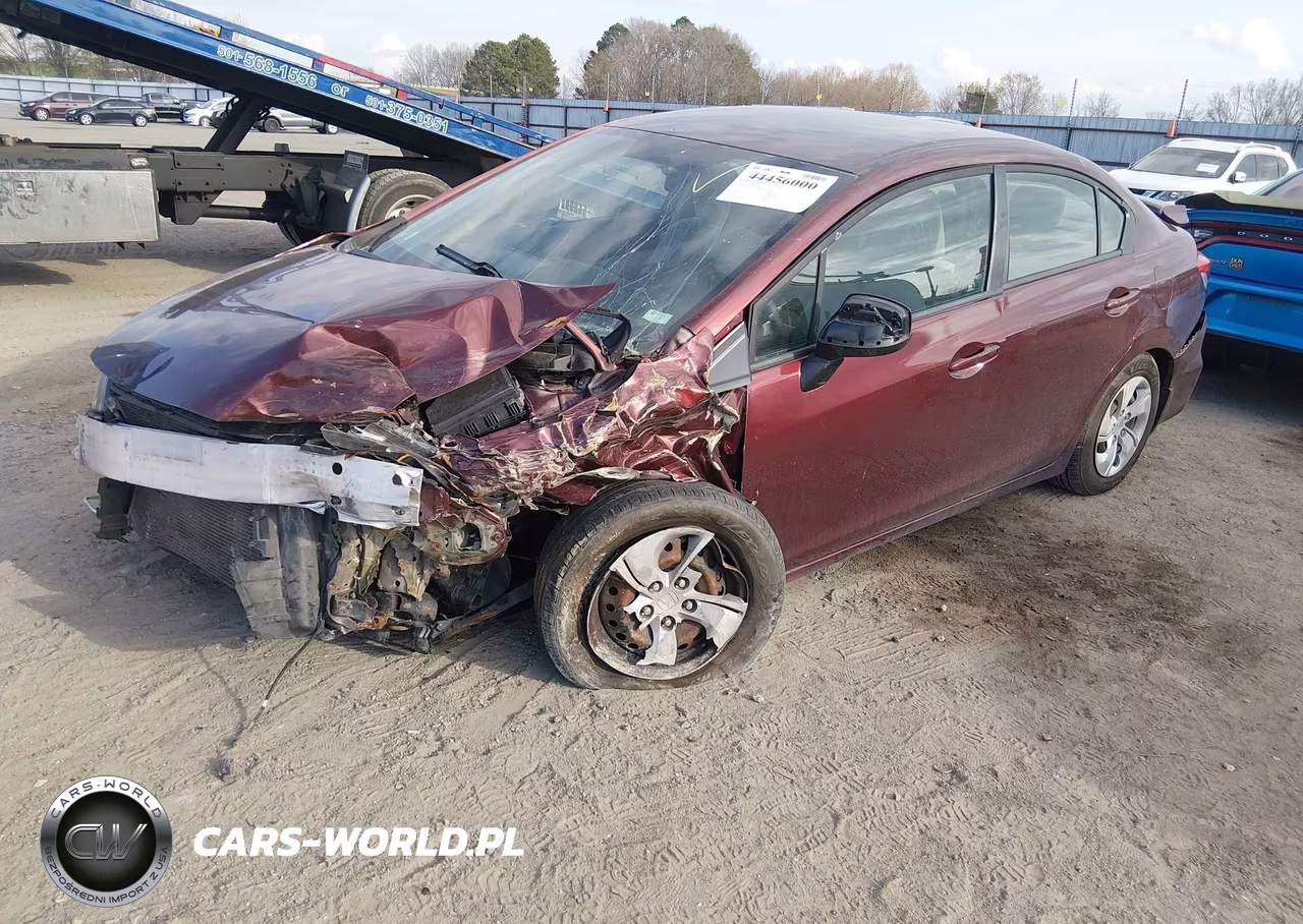 2013 Honda Civic Lx VIN:19XFB2F57DE029267 - 2