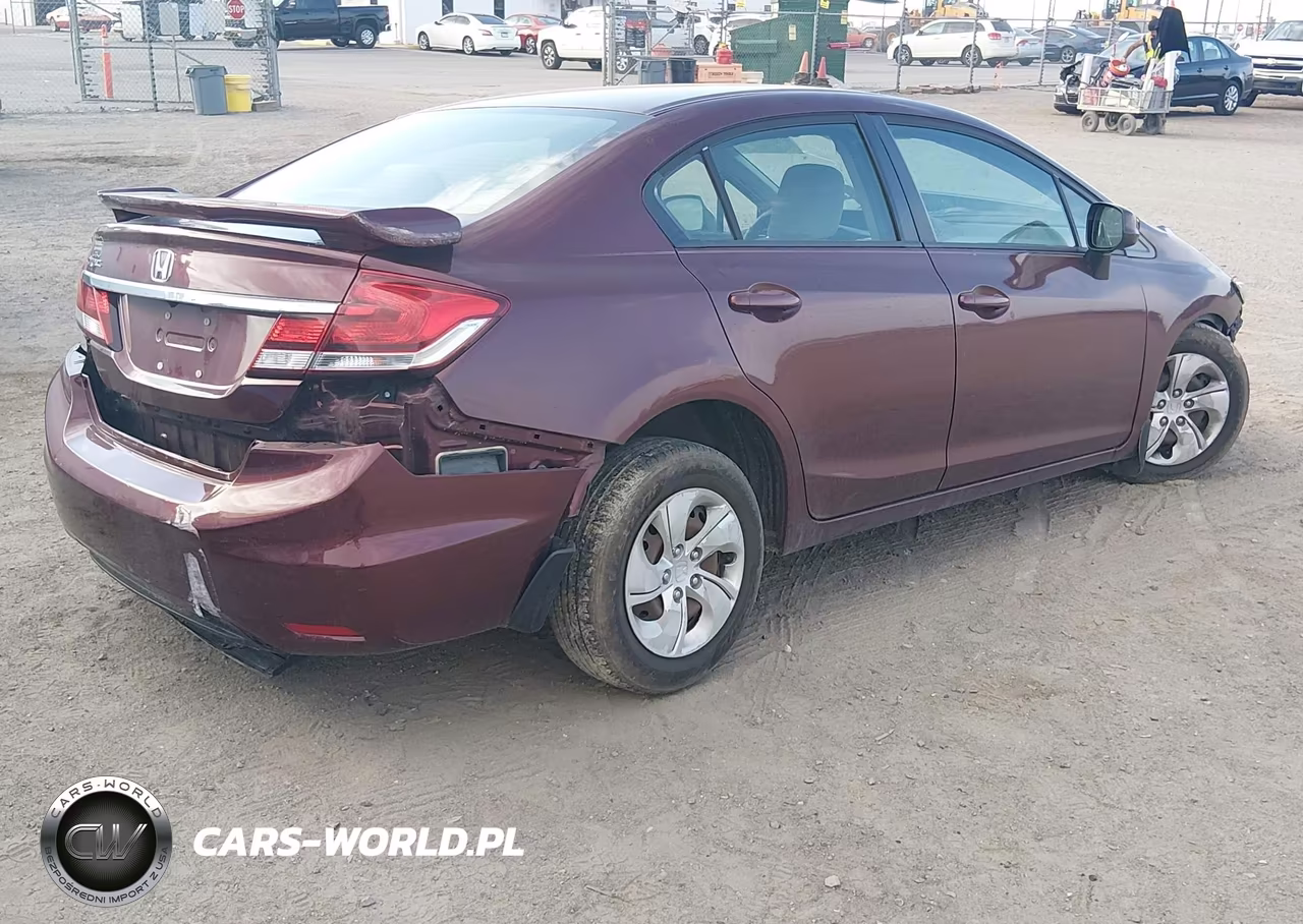 2013 Honda Civic Lx VIN:19XFB2F57DE029267 - 4