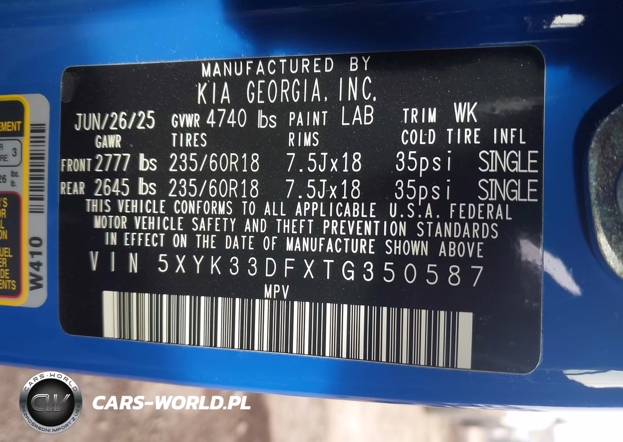 2026 Kia Sportage Ex VIN:5XYK33DFXTG350587 - 9