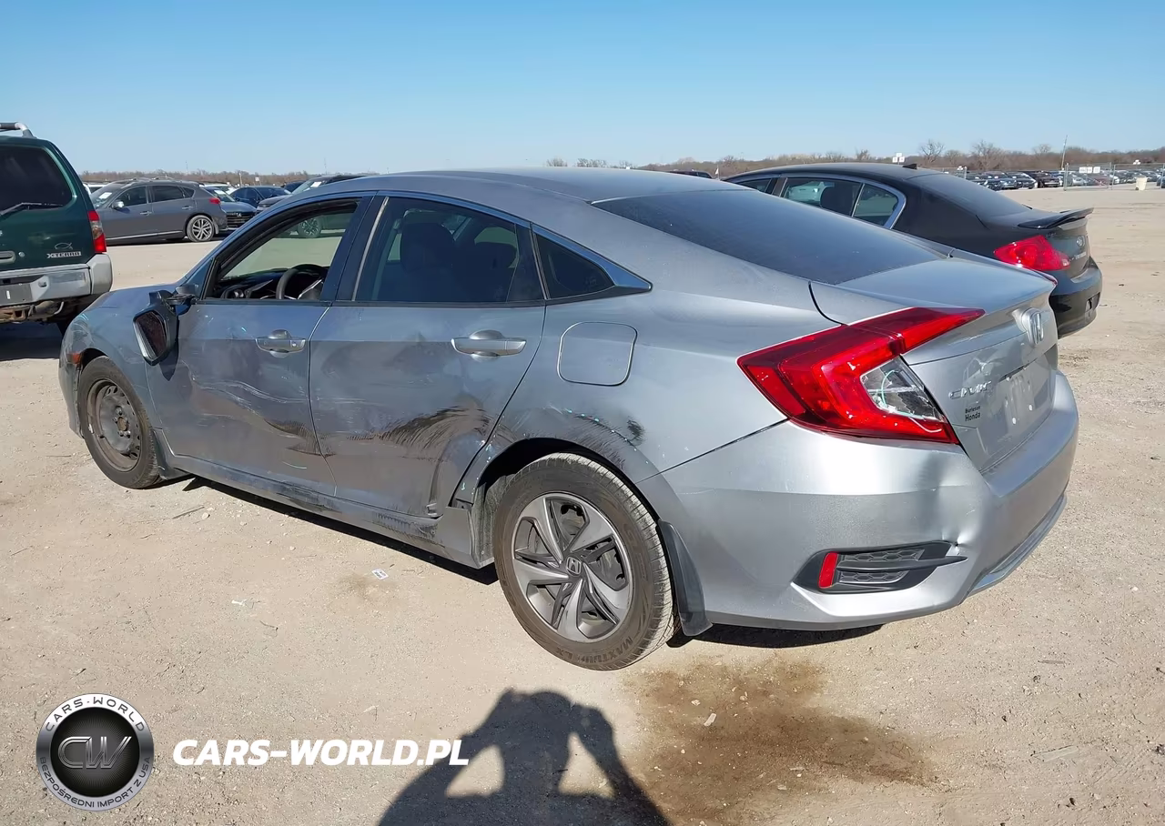 2019 Honda Civic Lx VIN:19XFC2F69KE032643 - 3