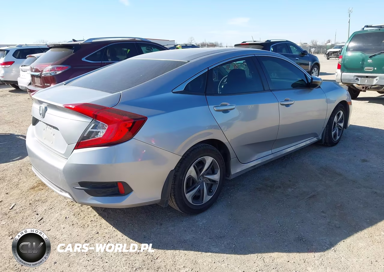 2019 Honda Civic Lx VIN:19XFC2F69KE032643 - 4