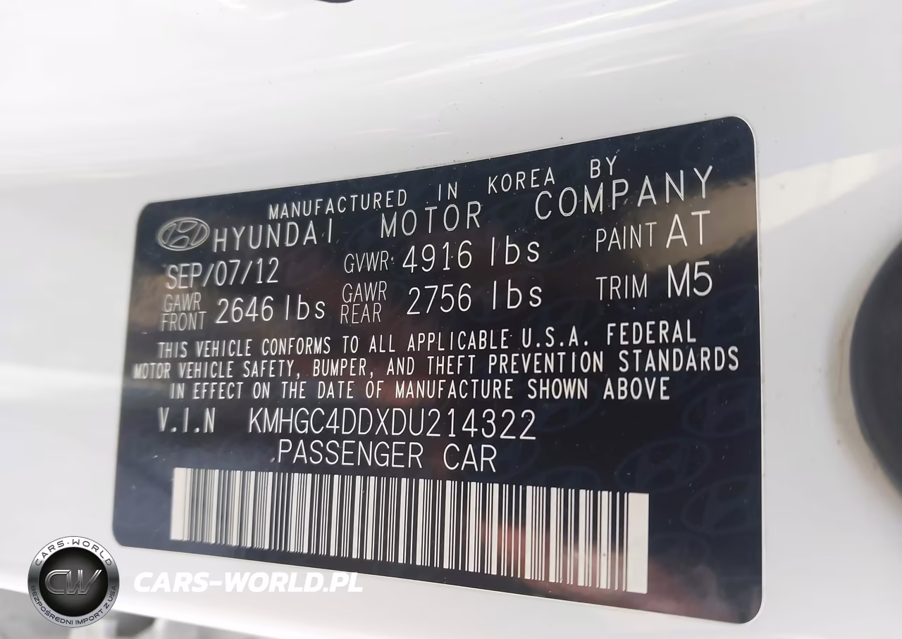 2013 Hyundai Genesis 3.8 VIN:KMHGC4DDXDU214322 - 9
