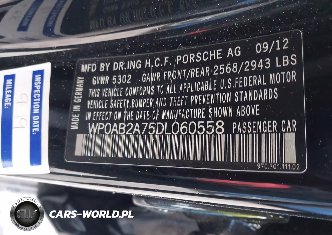 2013 Porsche Panamera S VIN:WP0AB2A75DL060558 - 9