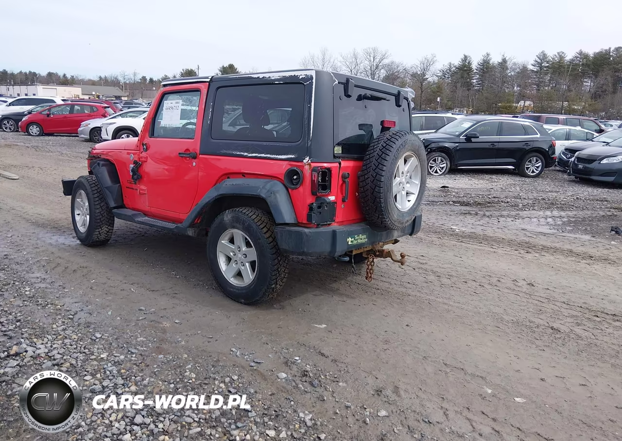 2013 Jeep Wrangler Sport VIN:1C4AJWAG4DL596234 - 3