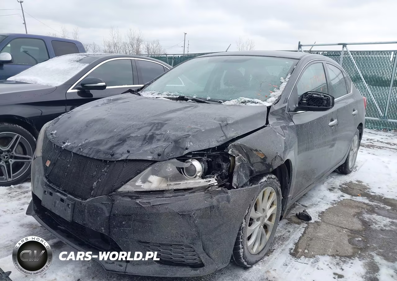 2019 Nissan Sentra Sv VIN:3N1AB7AP3KL607974 - 2