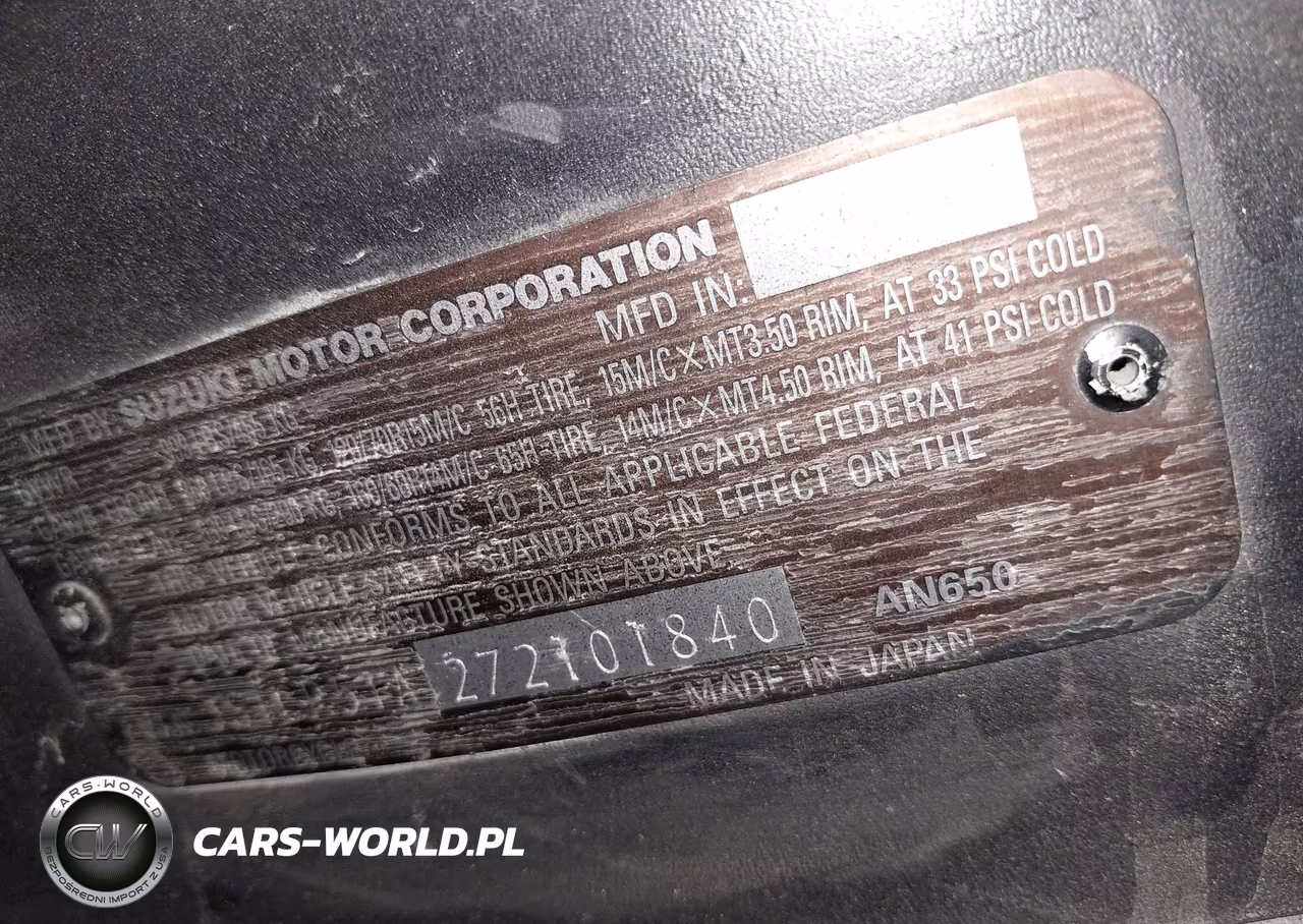 2007 Suzuki An650 VIN:JS1CP51A272101840 - 10