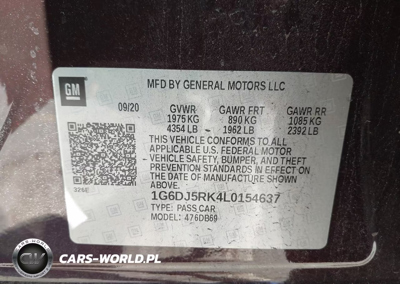 2020 Cadillac Ct4 Luxury VIN:1G6DJ5RK4L0154637 - 9