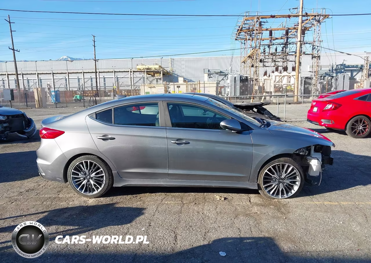 2018 Hyundai Elantra Sport VIN:KMHD04LBXJU507886 - 14