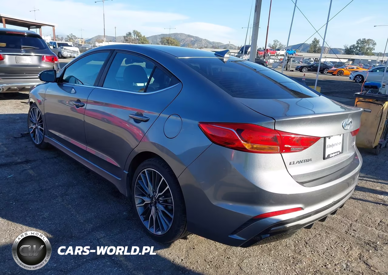 2018 Hyundai Elantra Sport VIN:KMHD04LBXJU507886 - 3