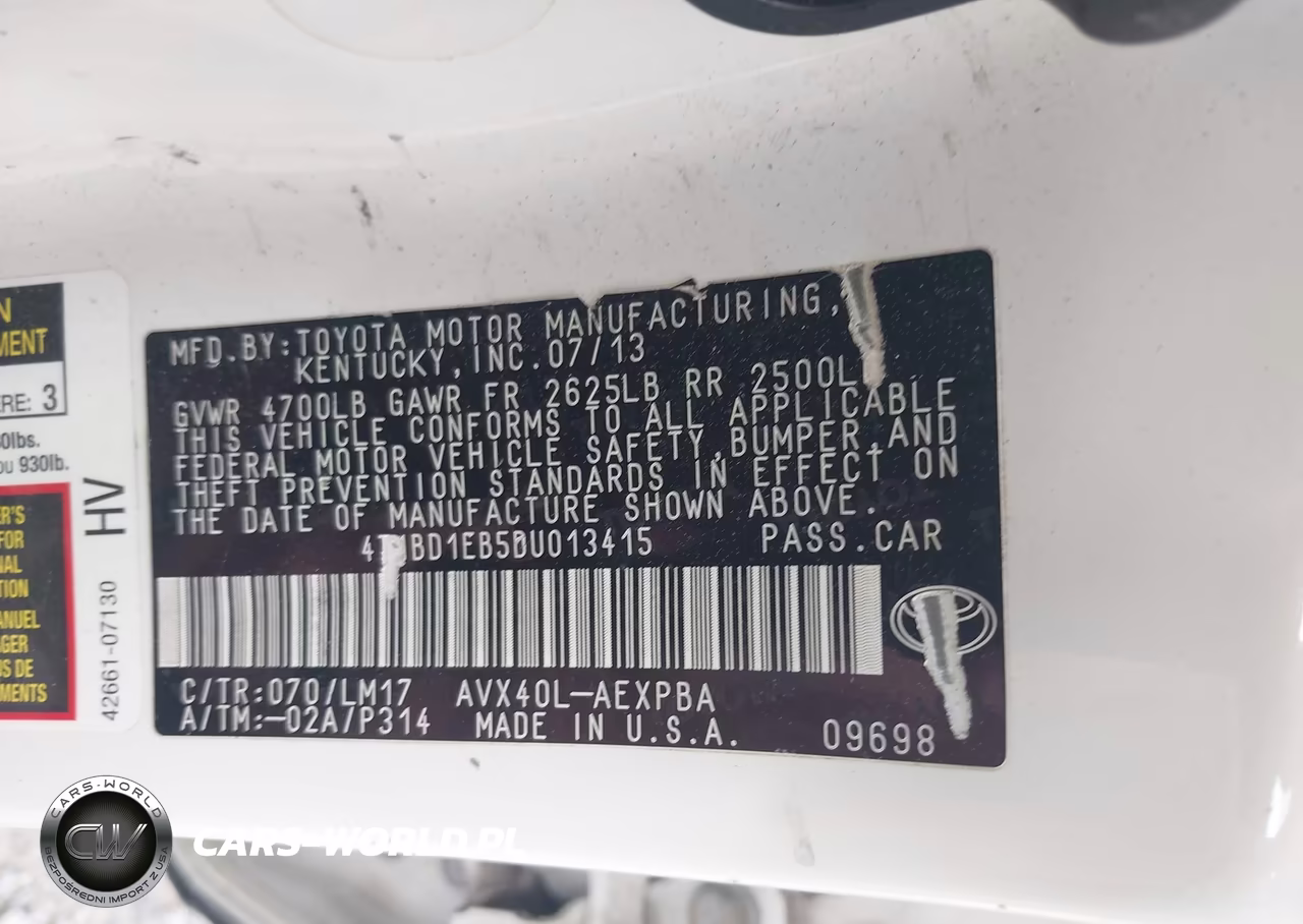 2013 Toyota Avalon Hybrid Limited VIN:4T1BD1EB5DU013415 - 9