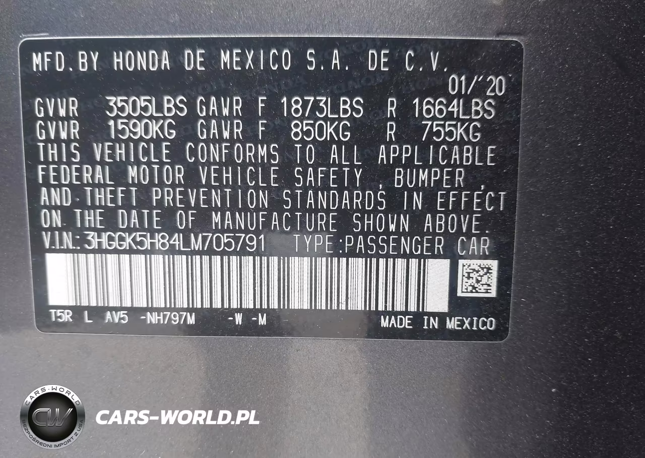 2020 Honda Fit Ex VIN:3HGGK5H84LM705791 - 9