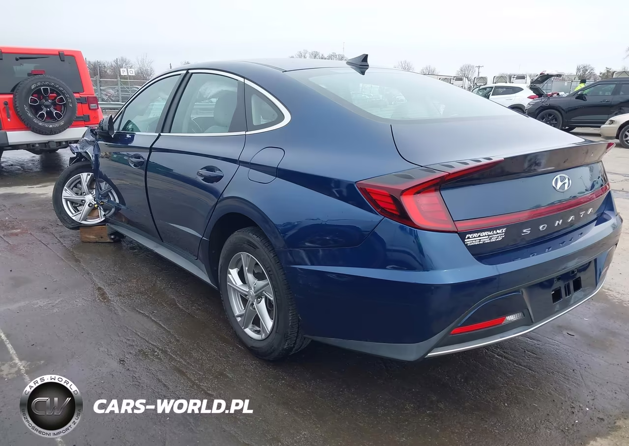 2021 Hyundai Sonata Se VIN:5NPEG4JAXMH077371 - 3
