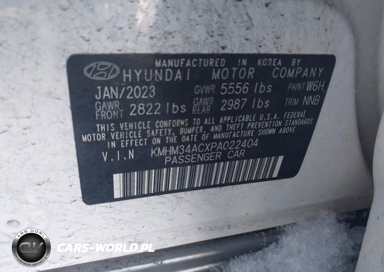 2023 Hyundai Ioniq 6 Sel VIN:KMHM34ACXPA022404 - 9