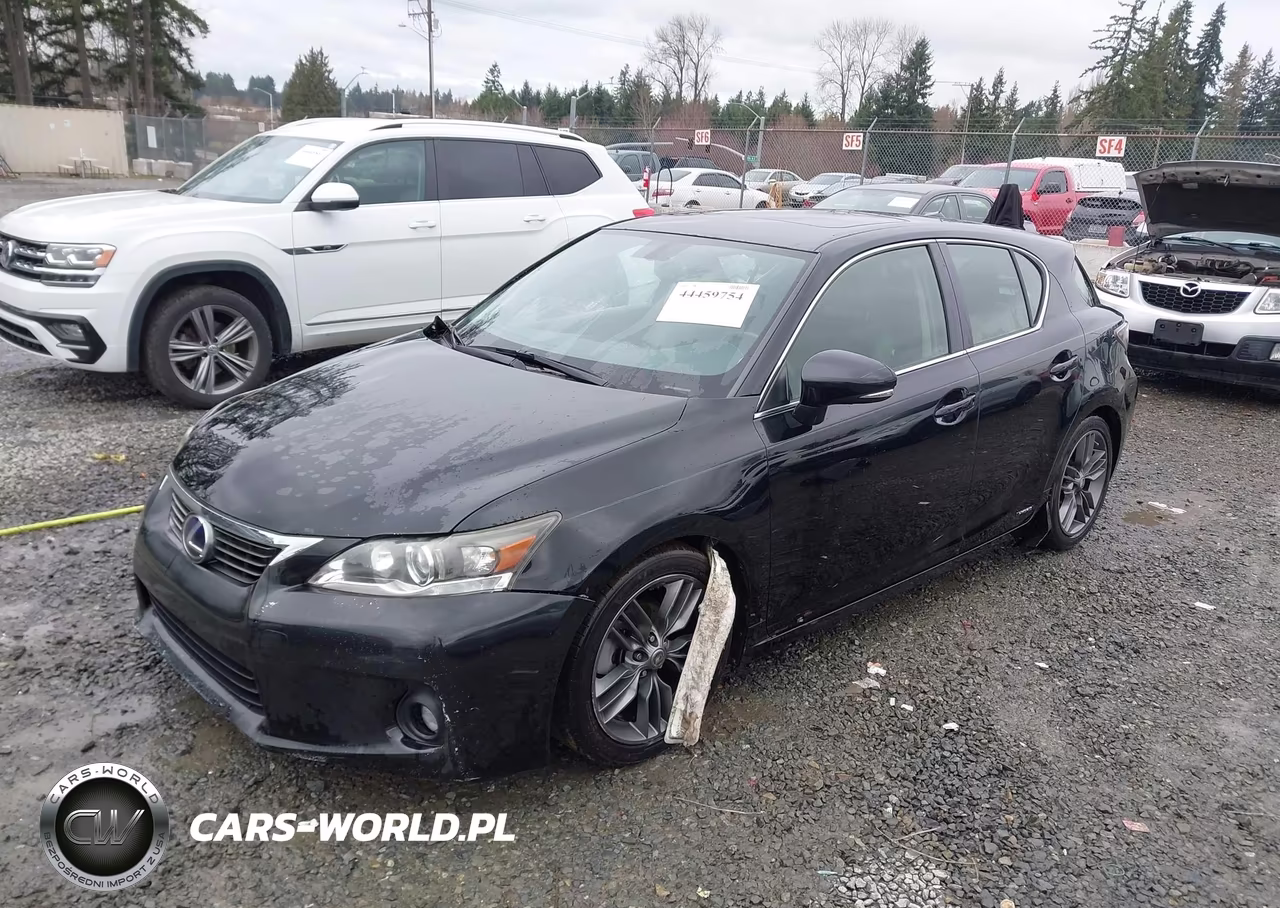 2012 Lexus Ct 200H Premium VIN:JTHKD5BHXC2076572 - 2