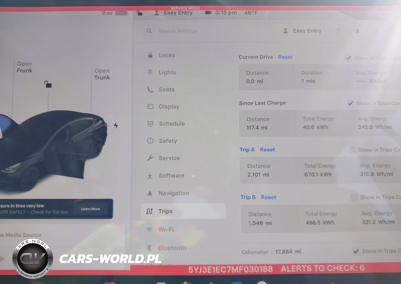 2021 Tesla Model 3 Performance Dual Motor All-Wheel Drive VIN:5YJ3E1EC7MF030188 - 14