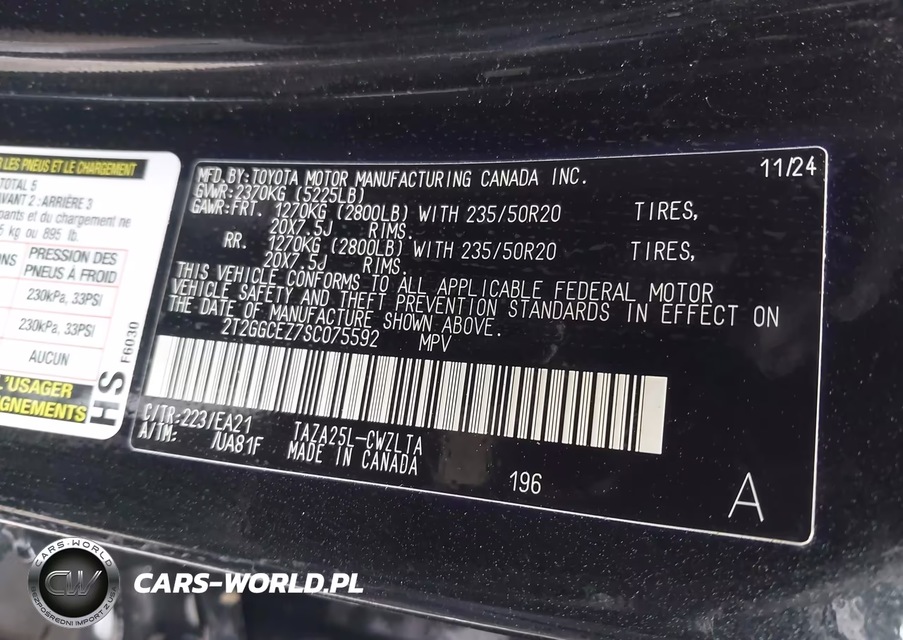 2025 Lexus Nx 350 Premium VIN:2T2GGCEZ7SC075592 - 9