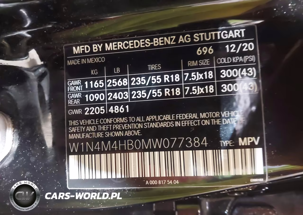 2021 Mercedes-Benz Glb 250 4Matic VIN:W1N4M4HB0MW077384 - 9