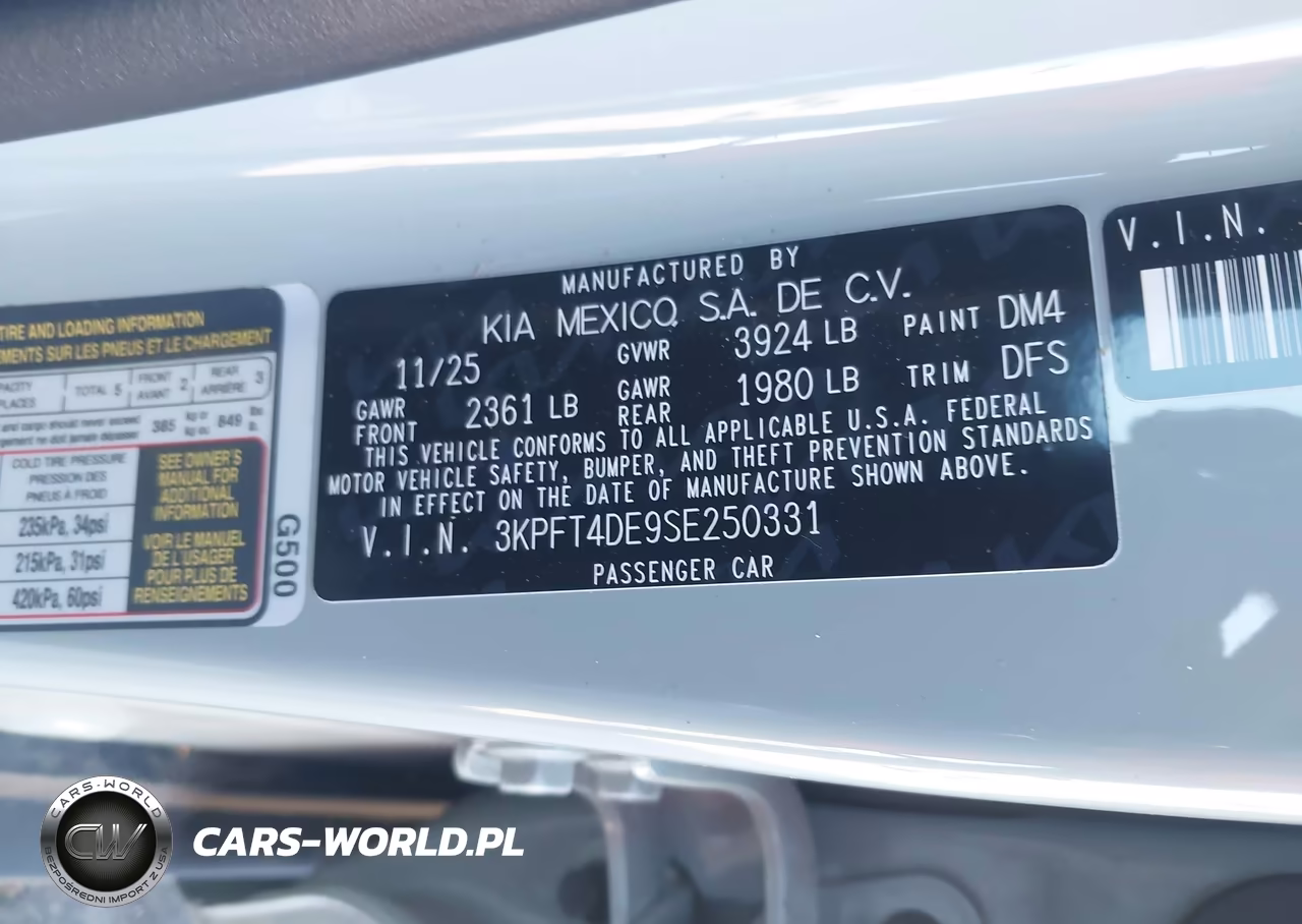 2025 Kia K4 Lxs VIN:3KPFT4DE9SE250331 - 9