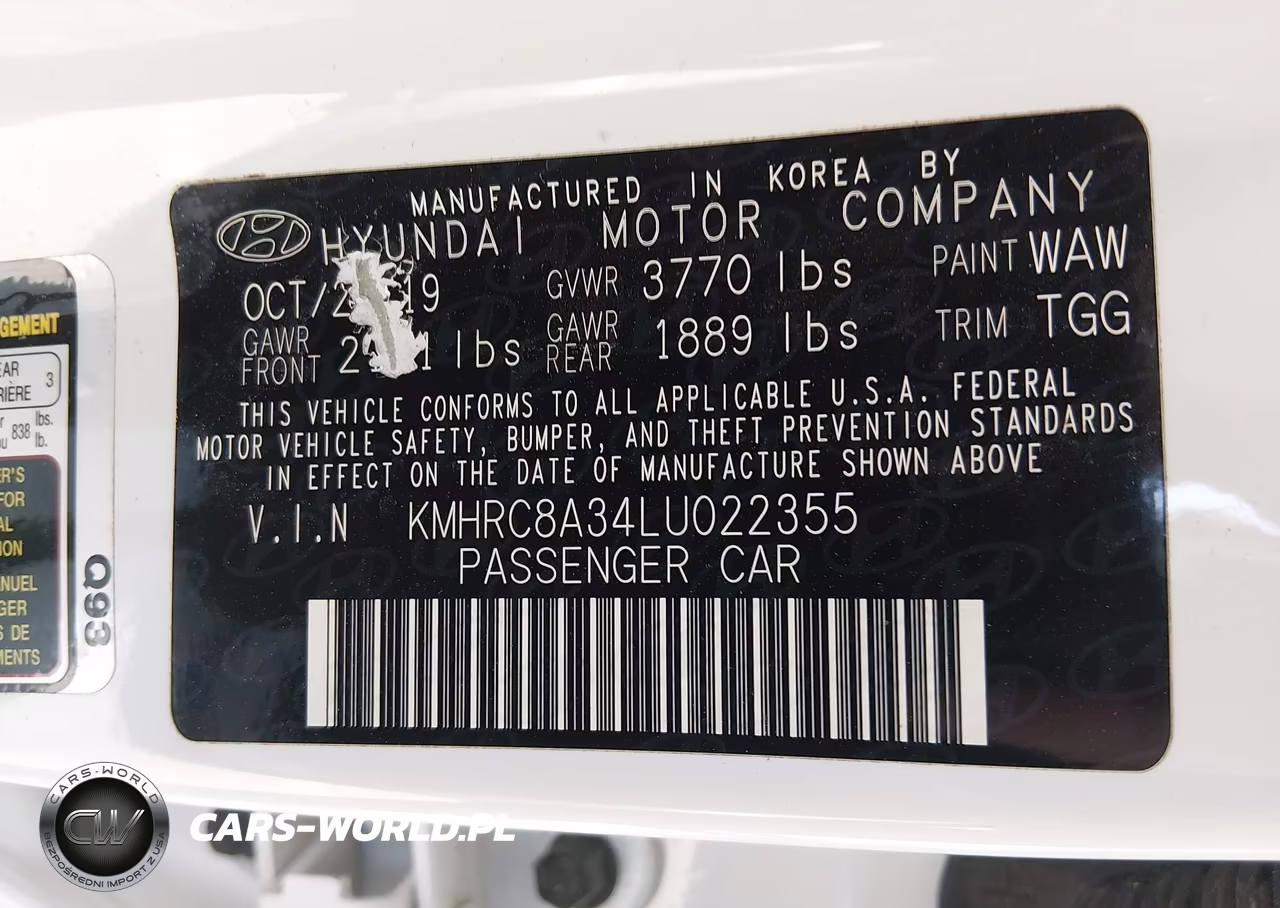 2020 Hyundai Venue Sel VIN:KMHRC8A34LU022355 - 9