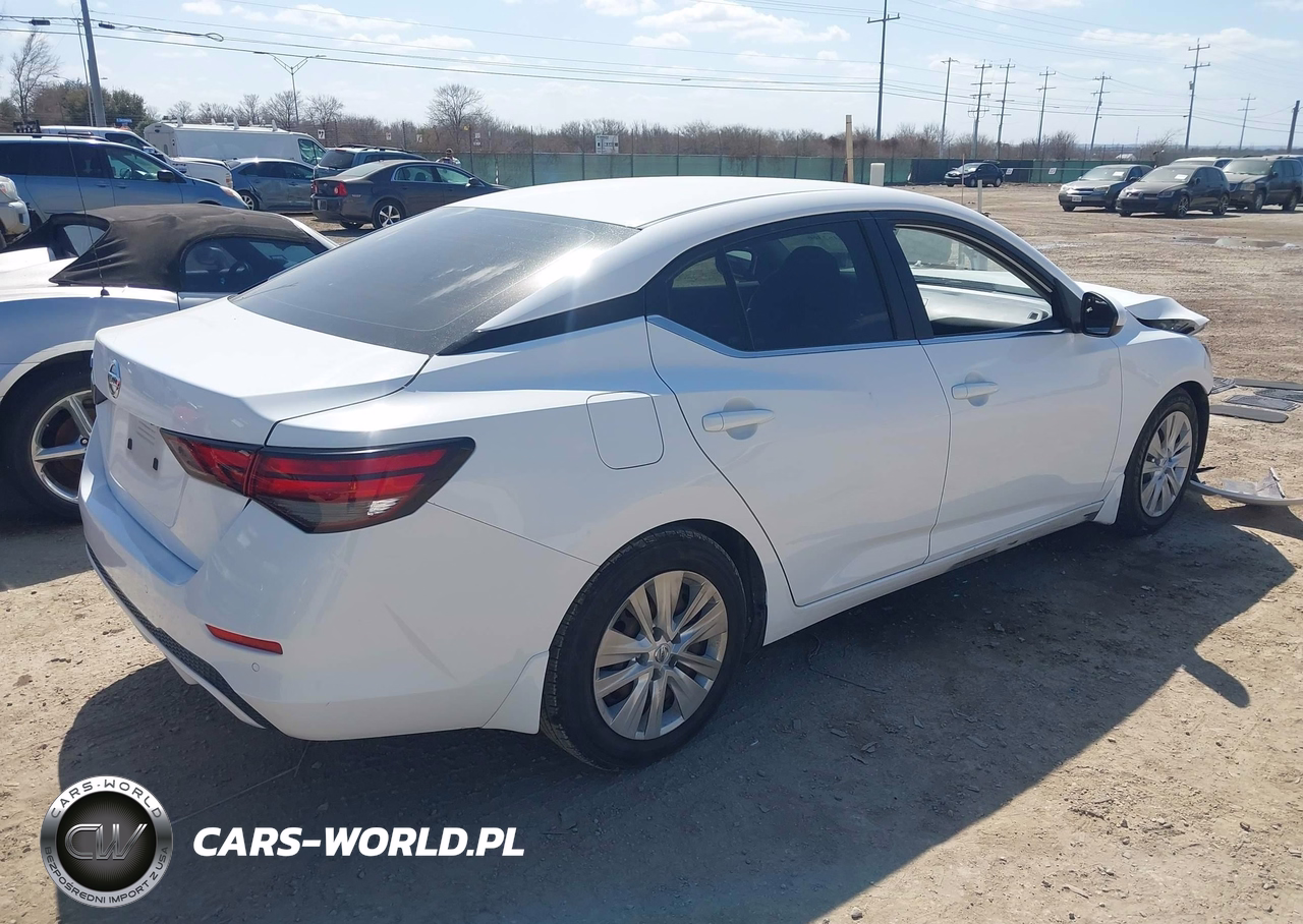 2020 Nissan Sentra S Xtronic Cvt VIN:3N1AB8BV1LY217592 - 4