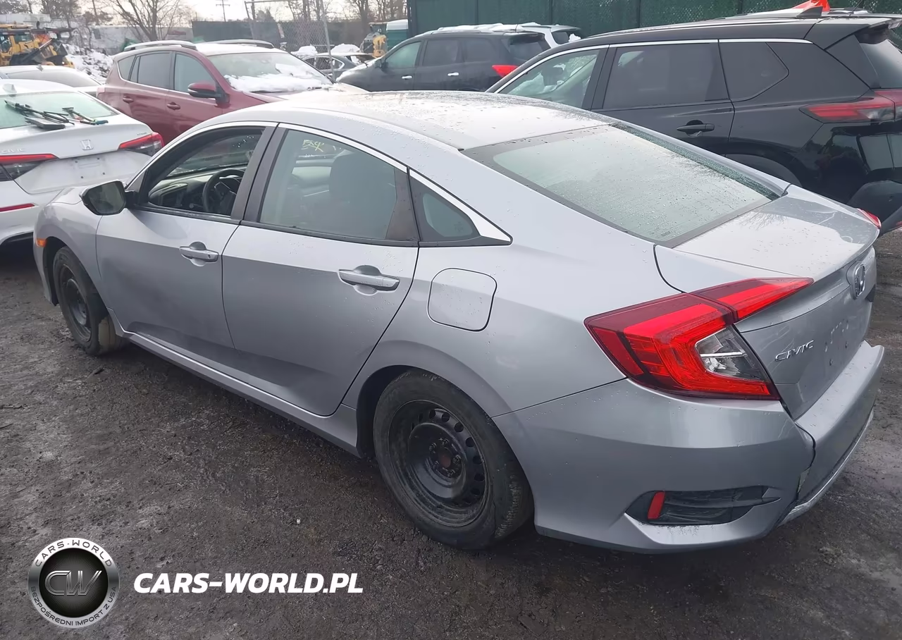 2019 Honda Civic Lx VIN:2HGFC2F62KH550177 - 3
