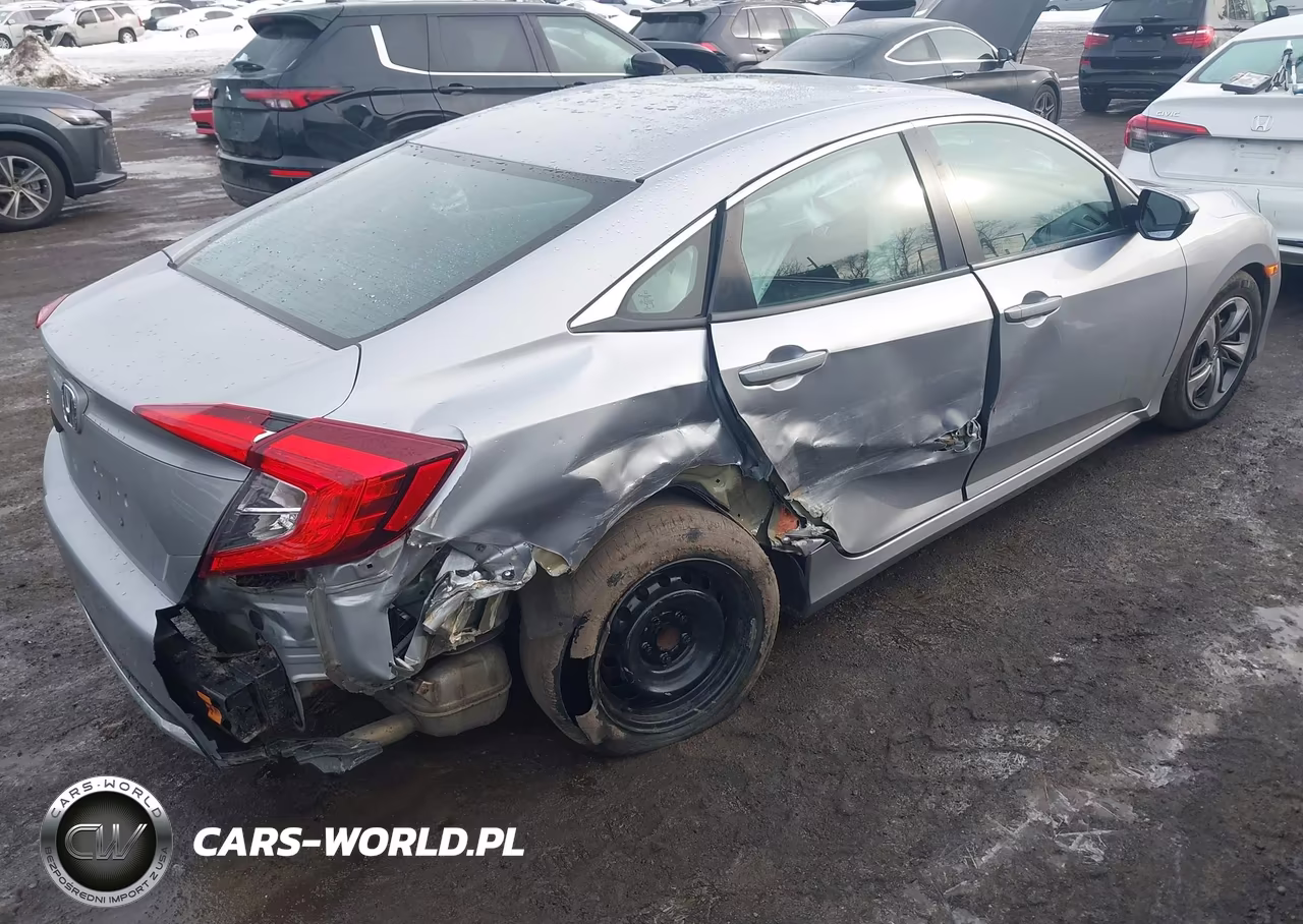 2019 Honda Civic Lx VIN:2HGFC2F62KH550177 - 4