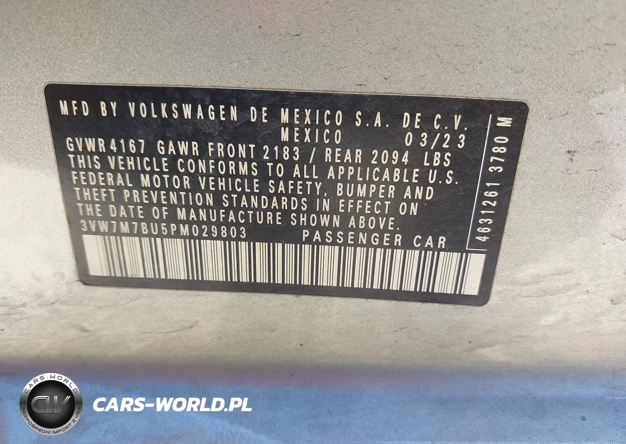 2023 Volkswagen Jetta 1.5T Se VIN:3VW7M7BU5PM029803 - 9